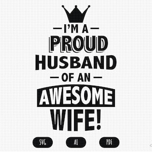 Orgulloso esposo de una esposa increíble