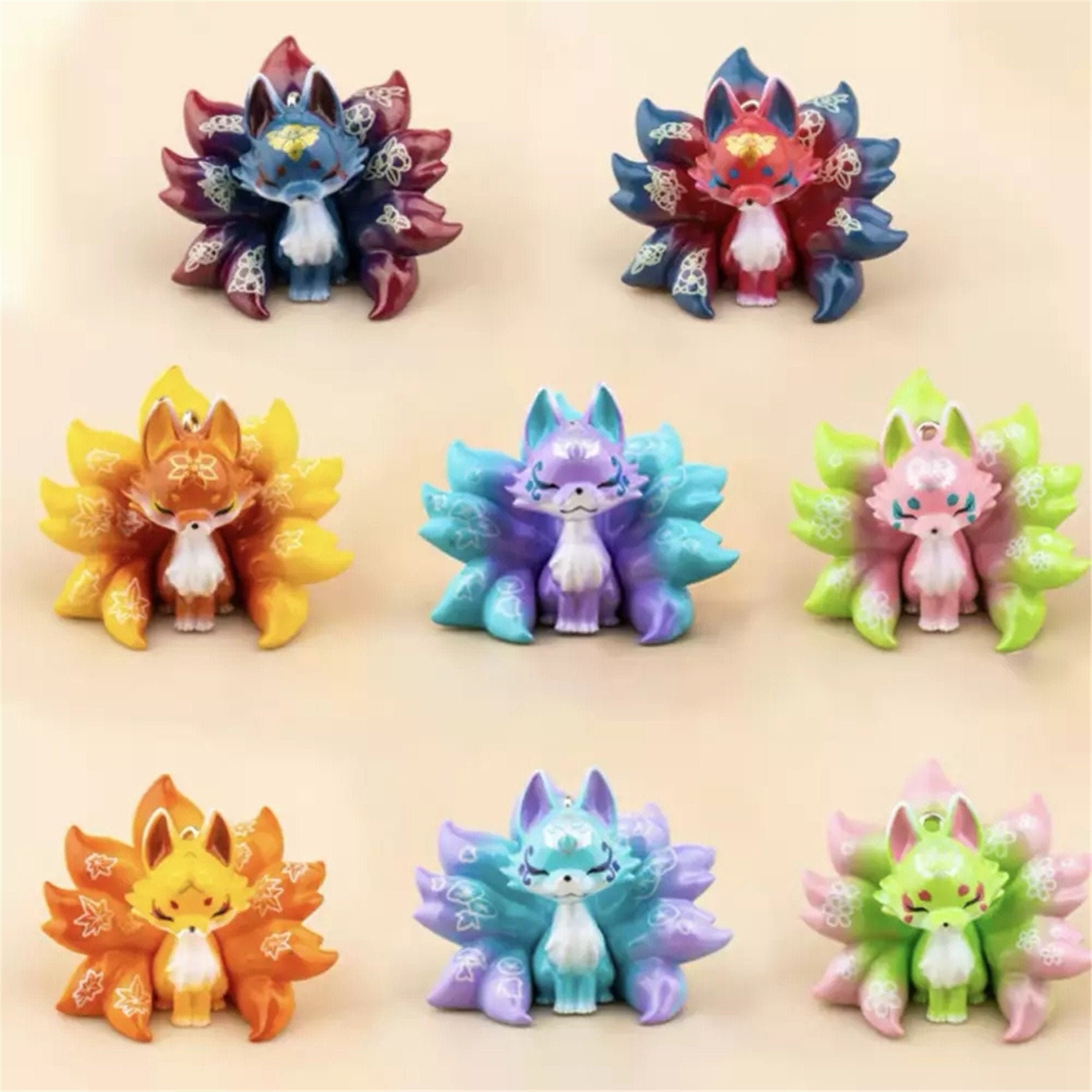 tsubomi fox keychain blind box