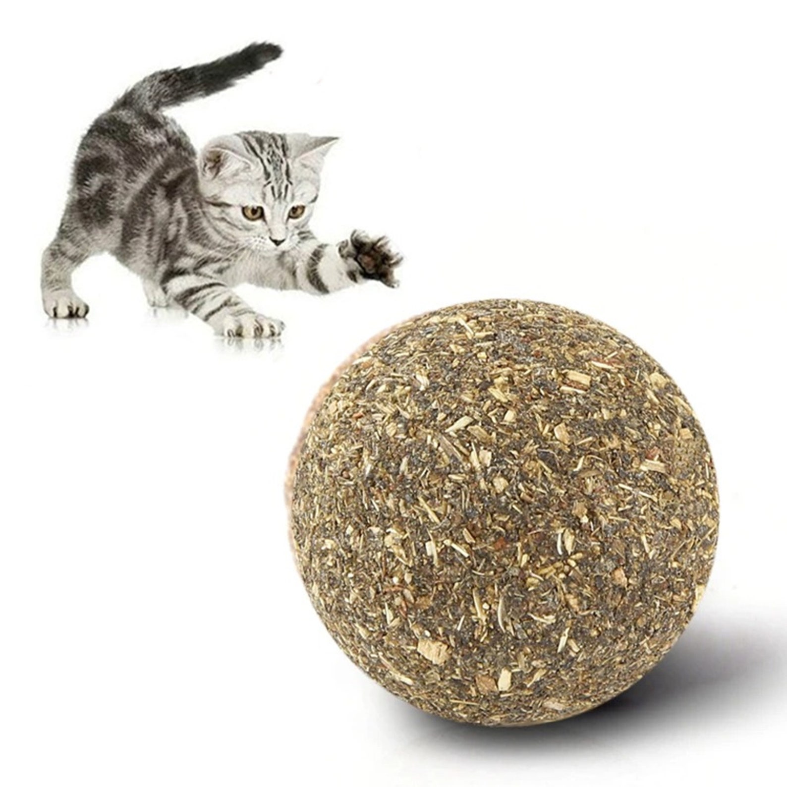 Pet Catnip Toys Edible Catnip Ball Safety Healthy Cat Mint Etsy