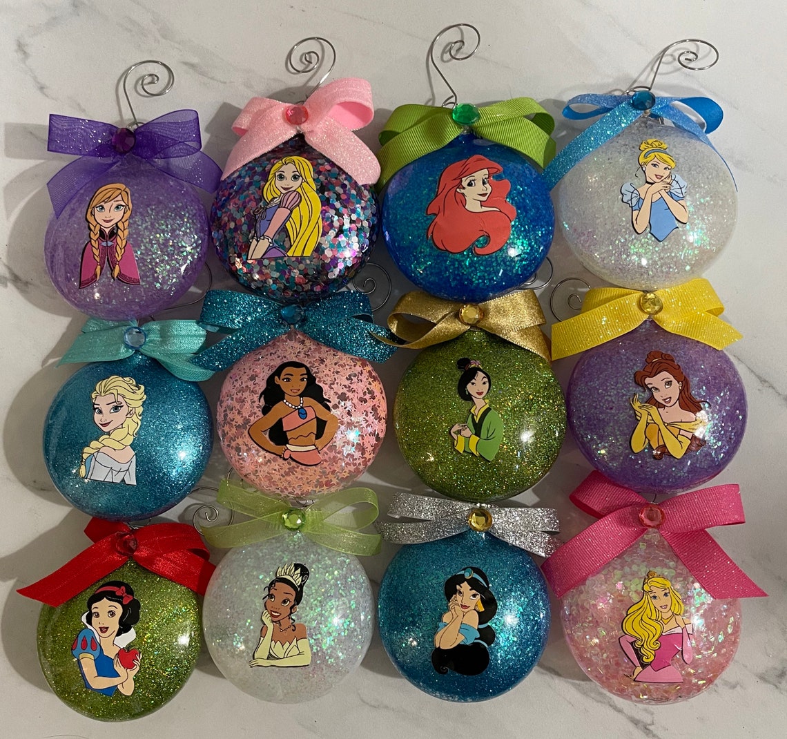 Princess Tree Disney Princess Disney Princesses Christmas Etsy
