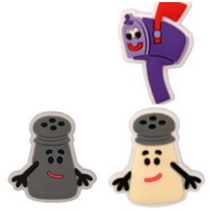 Set of 3 character shoe charms