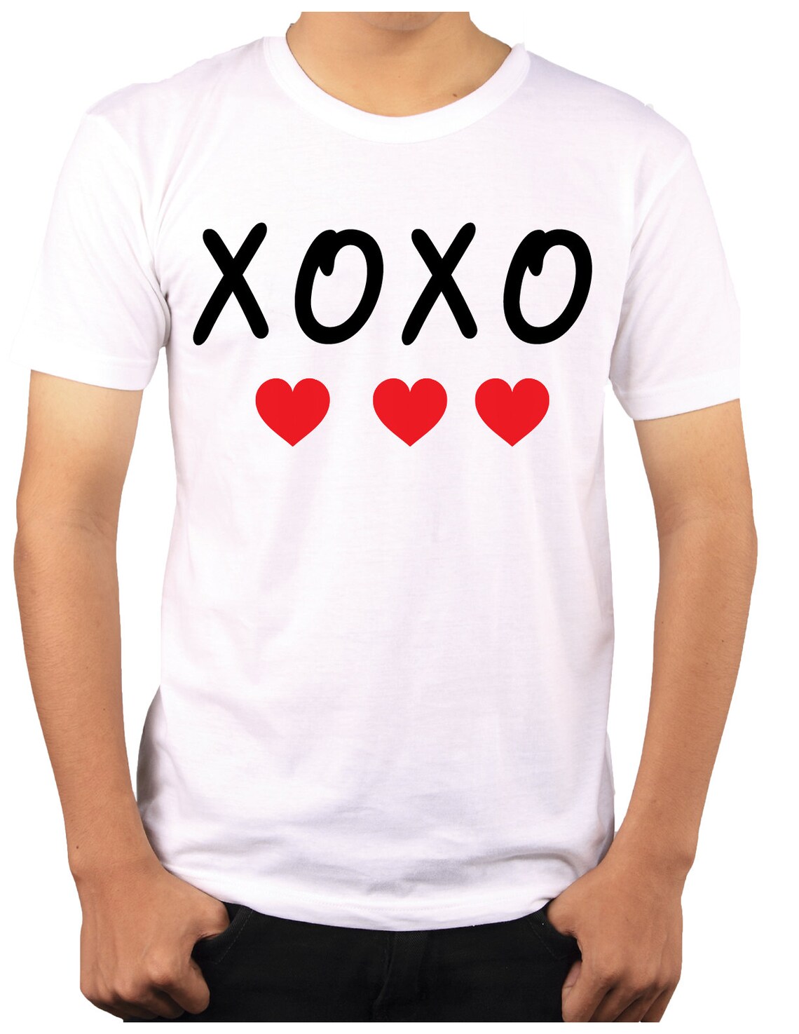 XoXo Stylish Themed Printed 100% Cotton Unisex T-Shirt with | Etsy