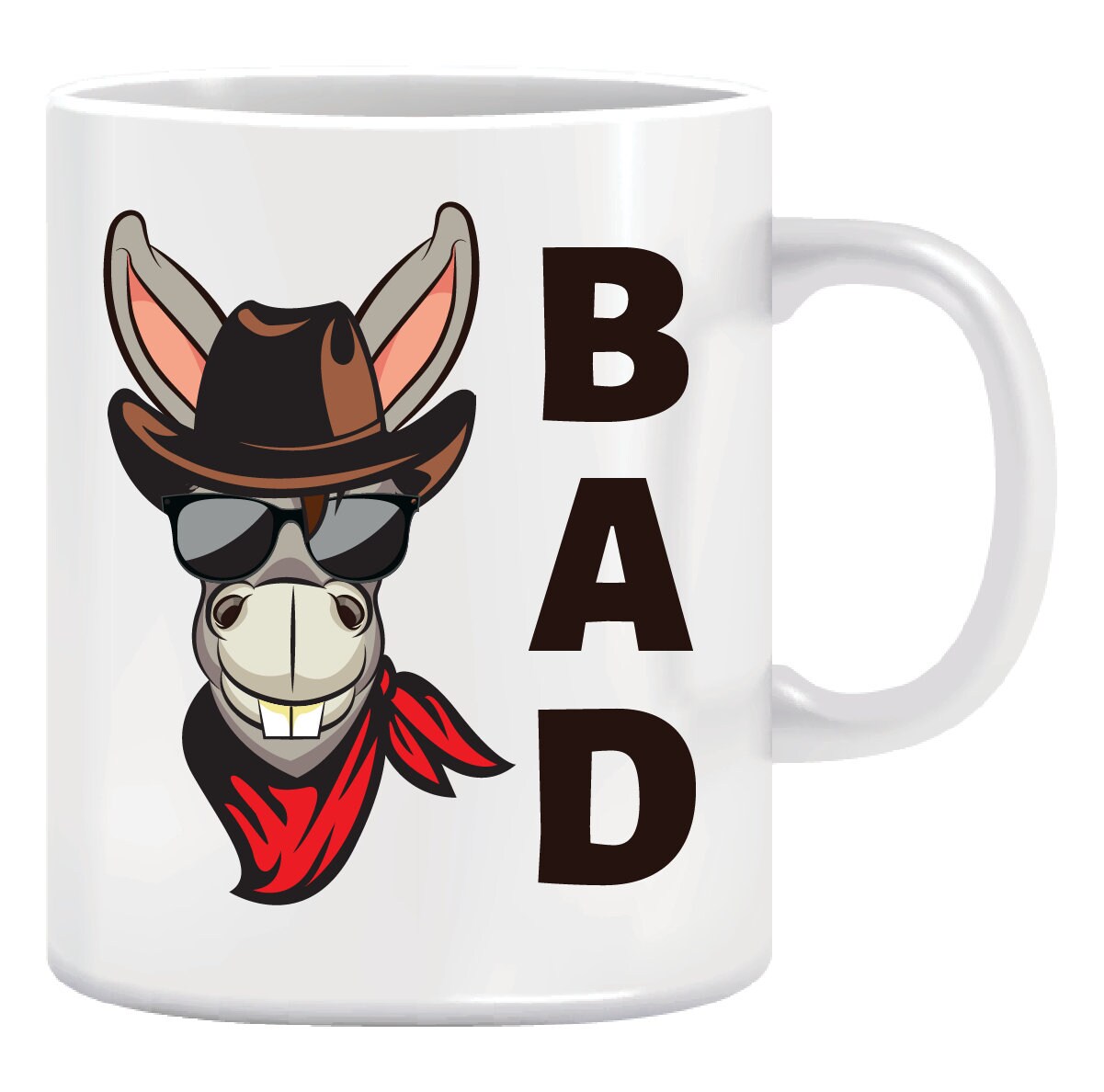 Bad Donkey Stylish Themed Printed Coffee Mugs Tea Mugs Etsy