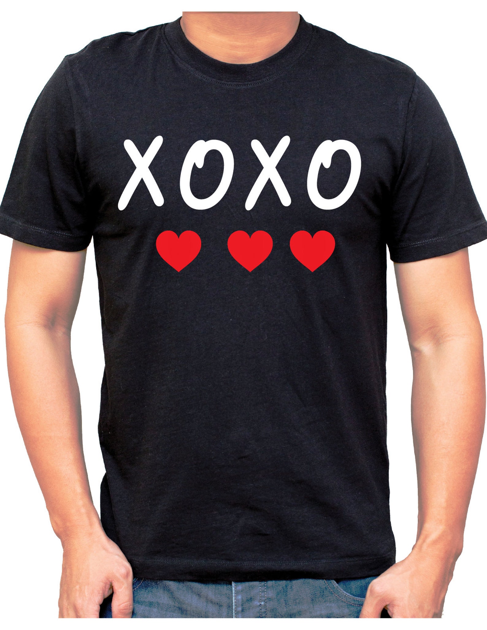 Xoxo Stylish Themed Printed 100% Cotton Unisex T-shirt With - Etsy