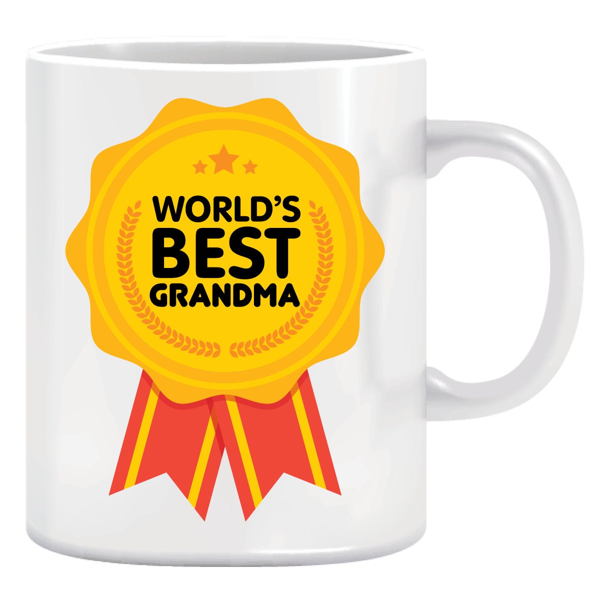 World's Best Grandma Stylish Themed Printed Coffee Mugs Etsy UK