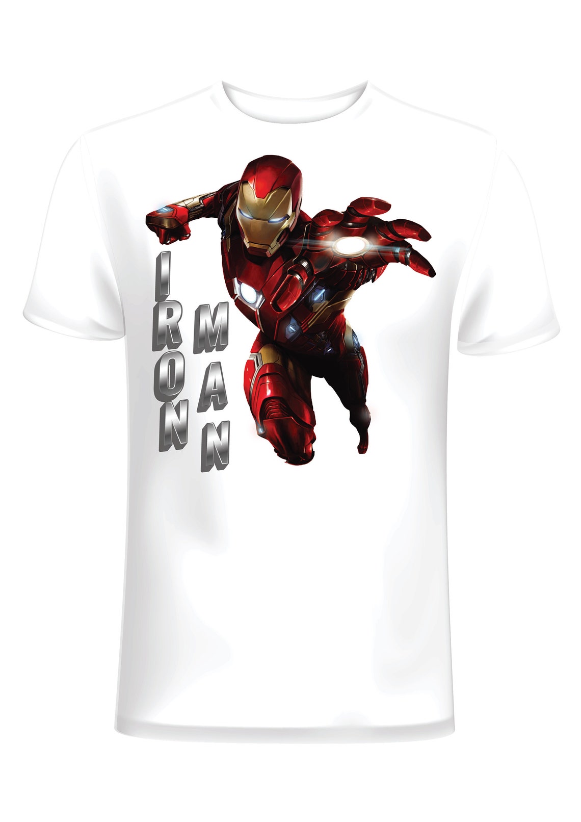 Iron Man Stylish Tshirts Themed Printed Cotton Unisex Etsy