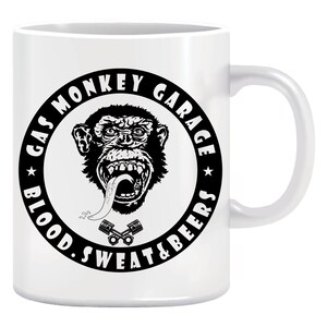 Op de loer liggen ik heb het gevonden Proficiat Gas Monkey Mugs - Etsy UK
