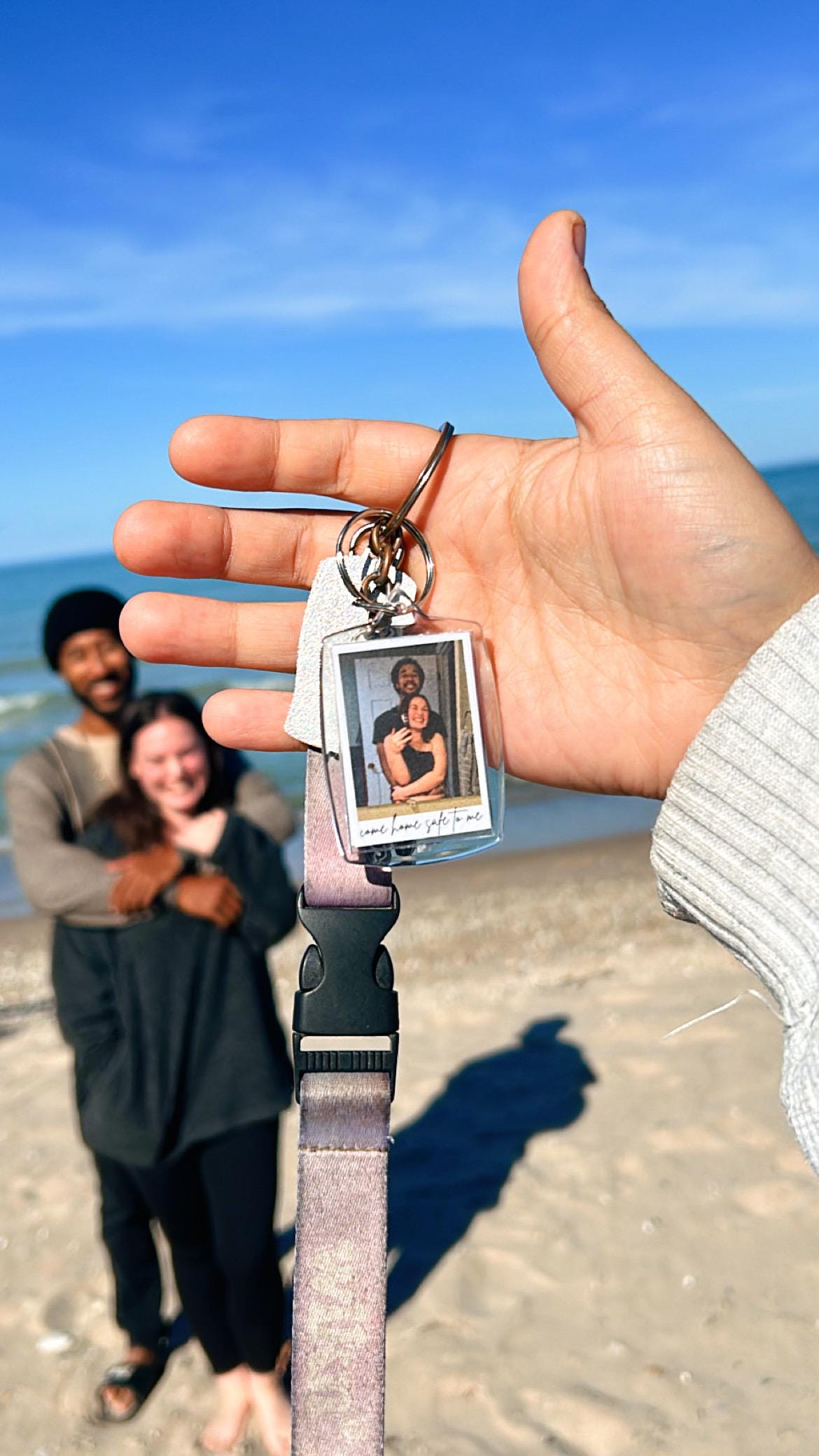 Personalized Photo Keychain, Key Ring, for Anniversary, Christmas Gift, Stocking Stuffer, Matching, Girlfriend, Boyfriend, Best Friend