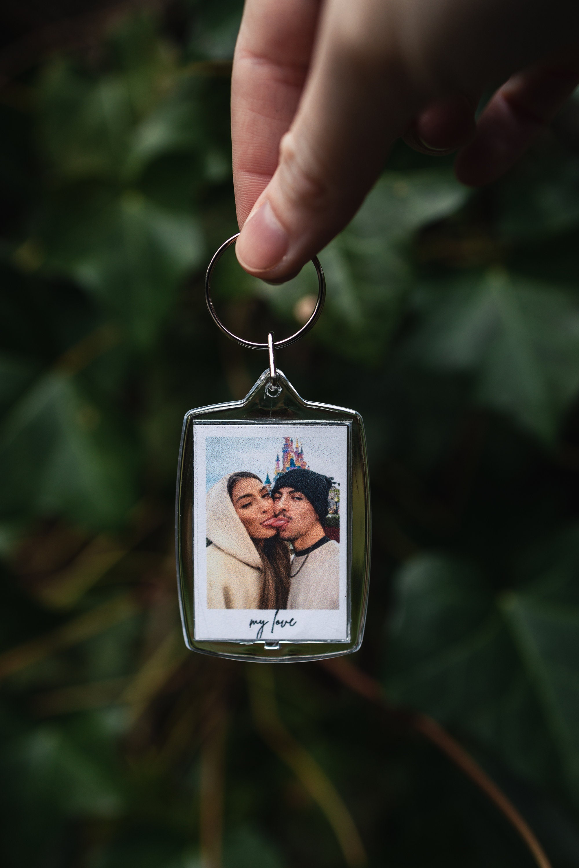 Personalized Photo Keychain, Key Ring, for Anniversary, Christmas Gift, Stocking Stuffer, Matching, Girlfriend, Boyfriend, Best Friend