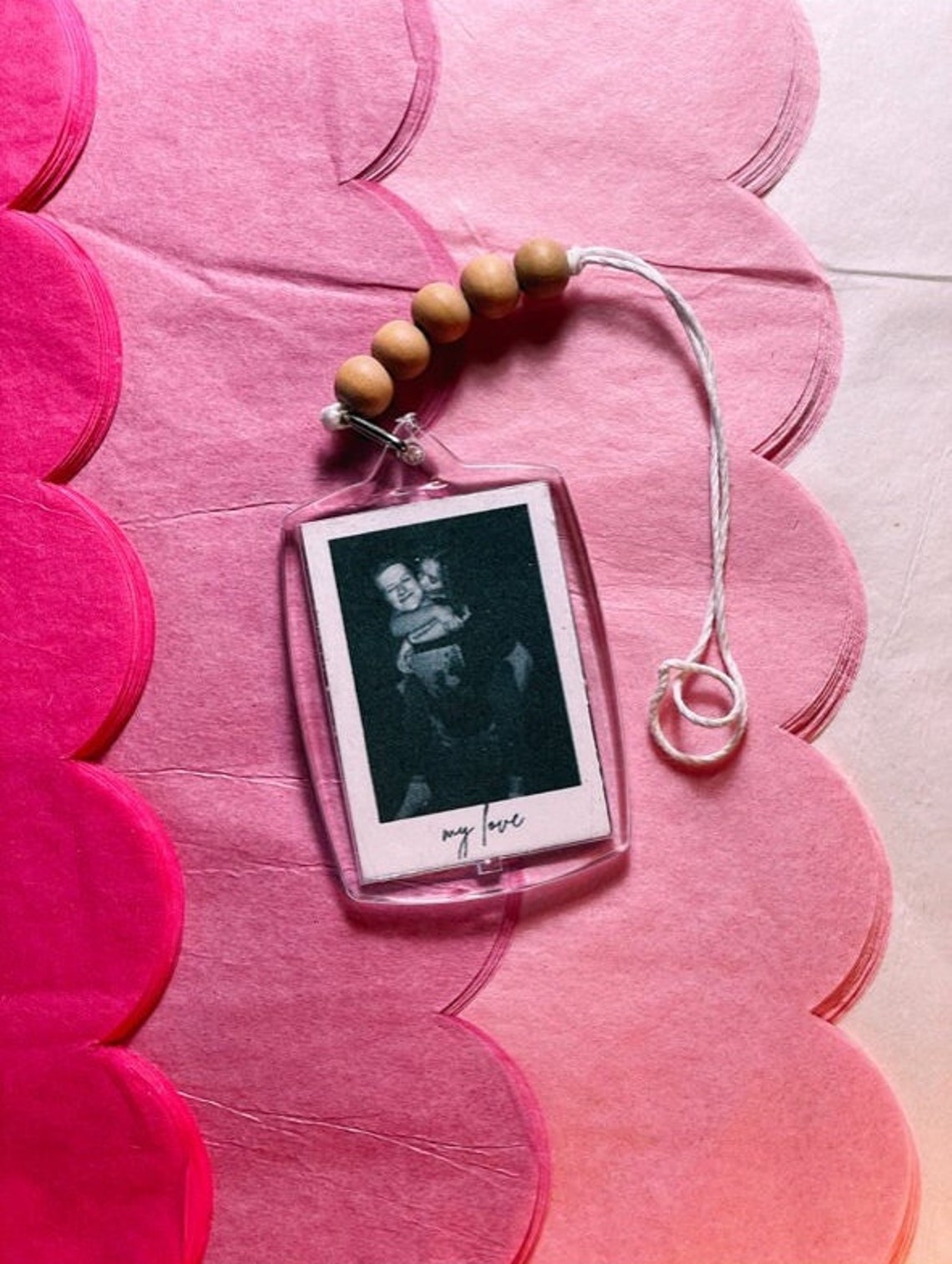 Personalized Rearview Mirror Accessory Mother's Day Gift Etsy