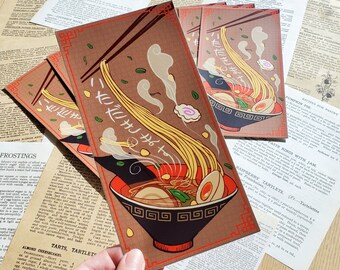 xl ramen vinyl sticker | art sticker | waterproof weatherproof sticker | japanese food art | sticker for laptop, car, luggage