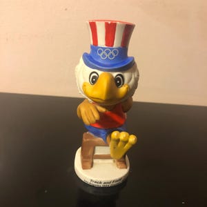 1984 Sam the Eagle Ceramic Figurine - Track and Field