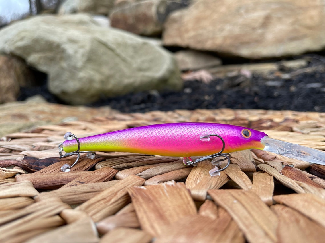 Berkley Flicker Minnow 11 CUSTOM UV Glow Etsy