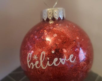 Glitter Christmas Ornament