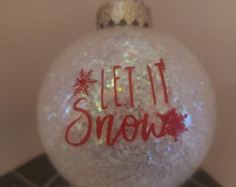 Glitter Christmas Ornament