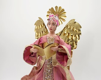 Christmas Tree Angel Topper / Luxury Tree Topper Angel / HeirloomTree Topper Angel / Christmas Gift