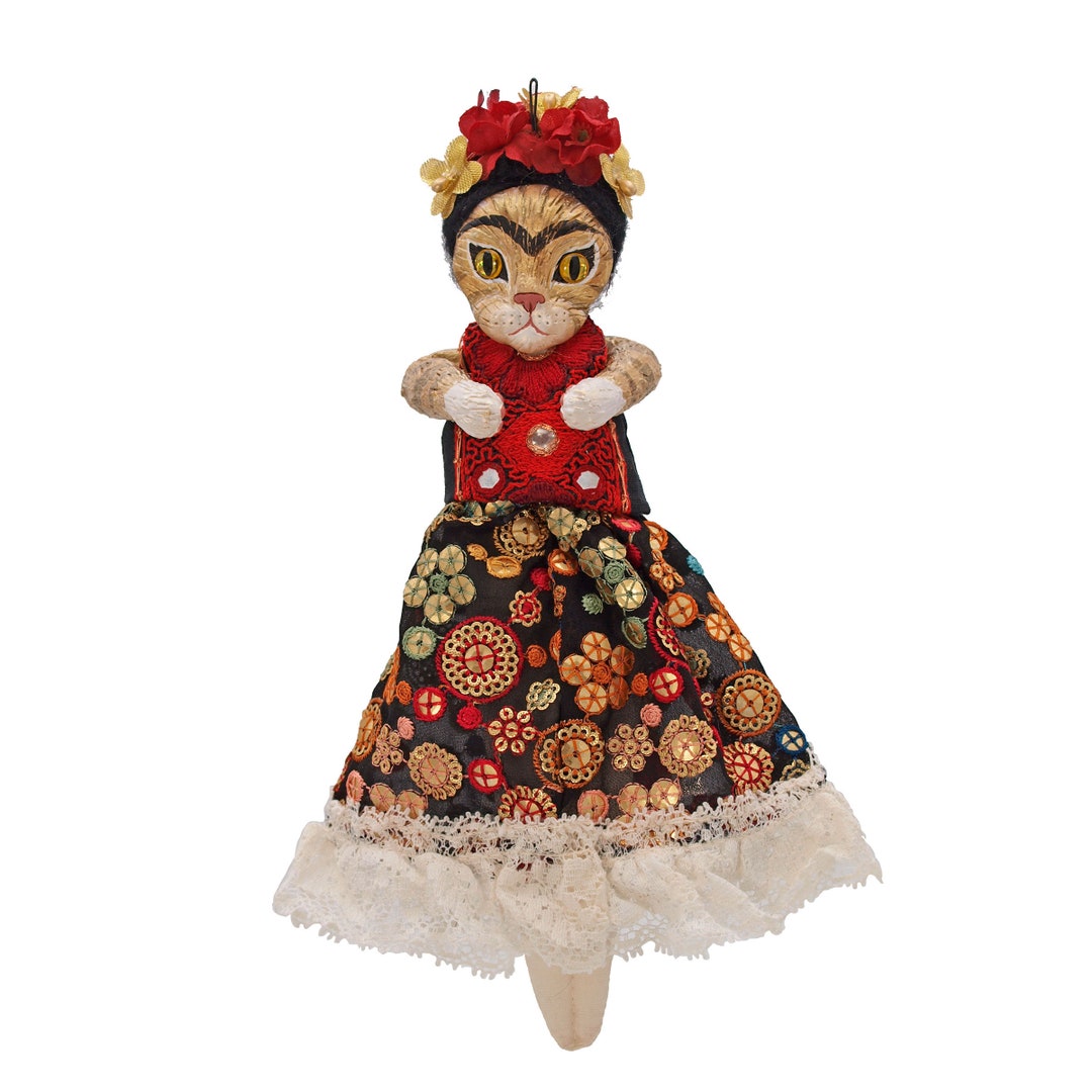 Felina Kahlo / Frida Kahlo / Christmas Ornament - Etsy