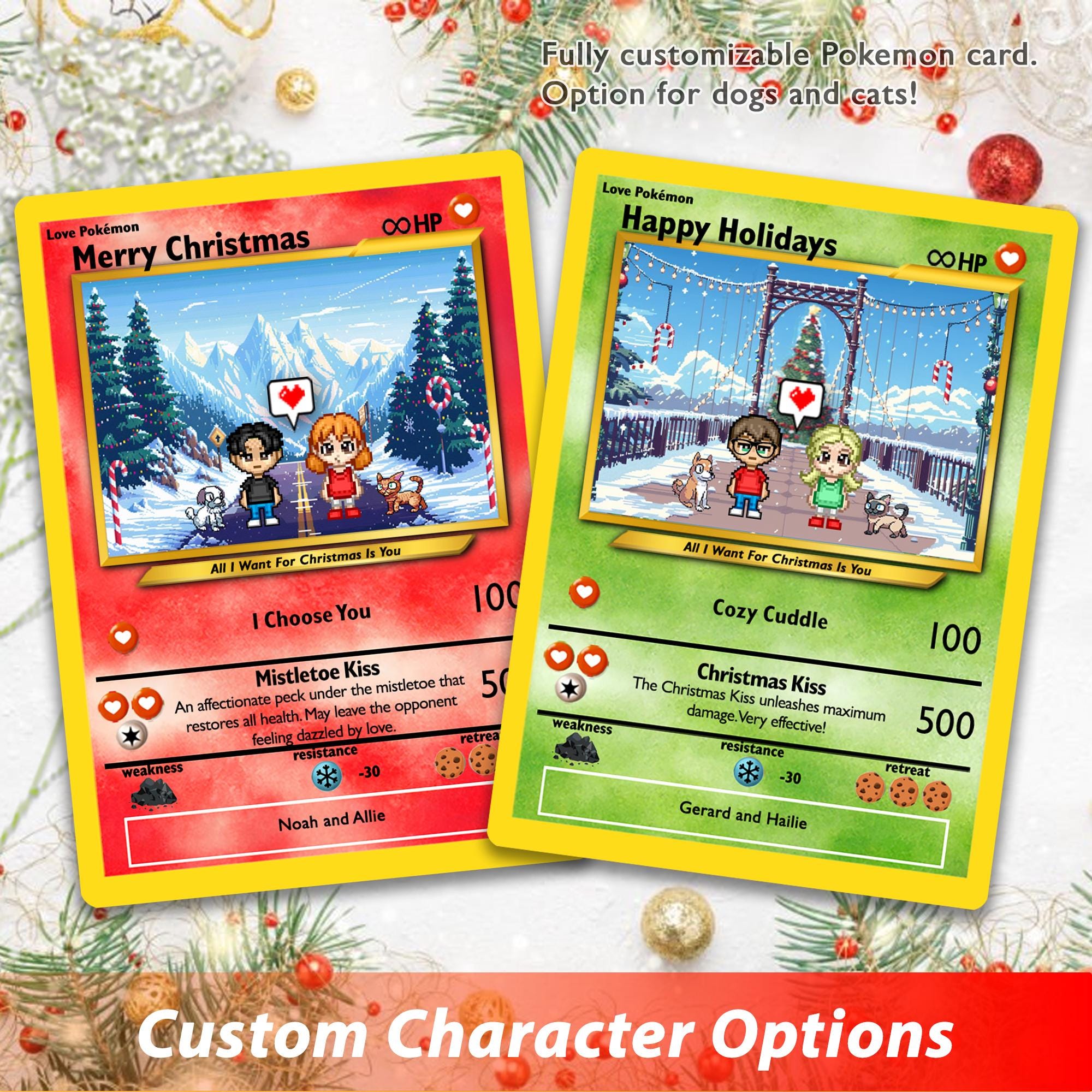 pokemon cards for christmas Christmas Card