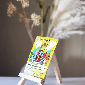 Custom Pokemon Card, Pokemon Gift, Pokmeon Card, Pokemon TCG, Pokemon, Custom Dog Gift, Dog Gift, Cat Gift, Custom Cat Gift, Pet Gift, MJ image 4