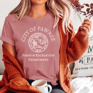 City of Pawnee, Parks & Rec T-Shirt, We&#39;re Freaking Awesome, Pawnee Goddesses, Parks and Rec Department