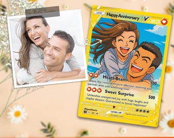 Custom Anniversary Pokemon Card, Custom Pokemon Card, Gift For Boyfriend, Boyfriend Gift, Custom Pokemon Present, Pokemon Gift