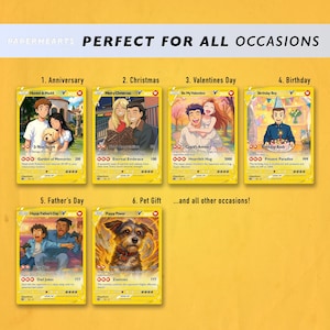 Custom Anniversary Pokemon Card, Custom Pokemon Card, Gift For Boyfriend, Boyfriend Gift, Custom Pokemon Present, Pokemon Gift image 5