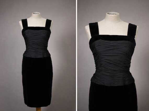 COLLECTOR! 1950's JEAN DESSES Hourglass Chiffon Si