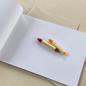 Period book, school book made of natural and grass paper, A4 landscape, landscape format, Waldorf, Waldorf school, painting, writing, drawing