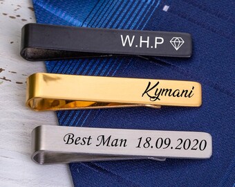 Guitar tie clip custom engraved tie bars guitar tieclip for boyfriend gift for him T0229N