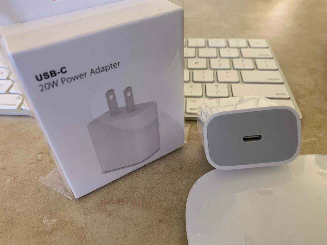 20W Fast Charger For Apple iPhone 12 20W USBC Power Adapter Etsy