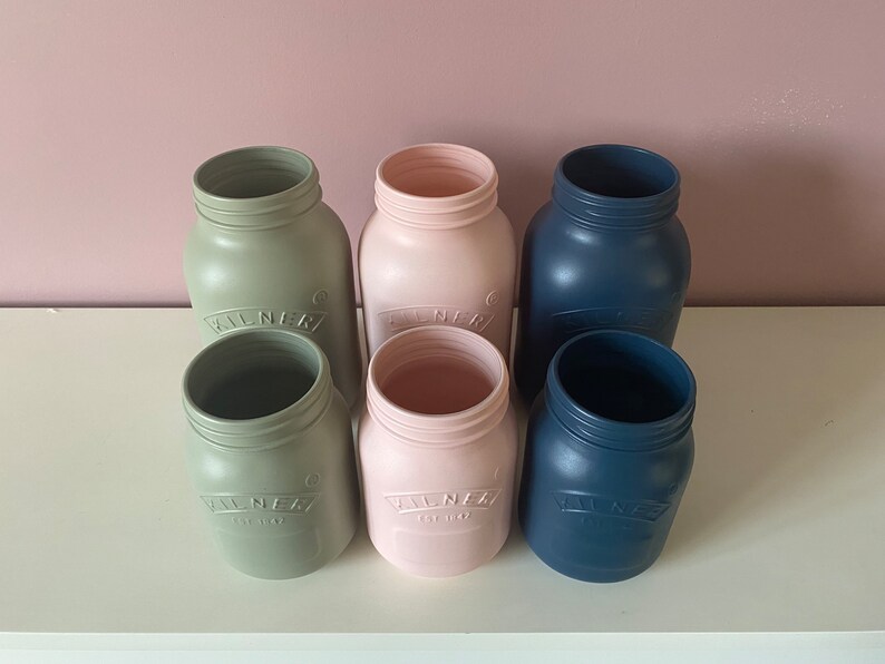 Farrow & Ball Hand Painted Kilner Jars Etsy