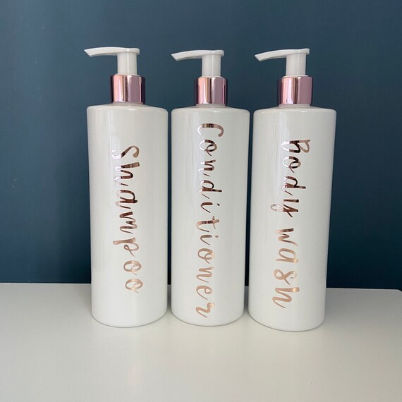 Shampoo Conditioner and Body Wash Bottles Etsy