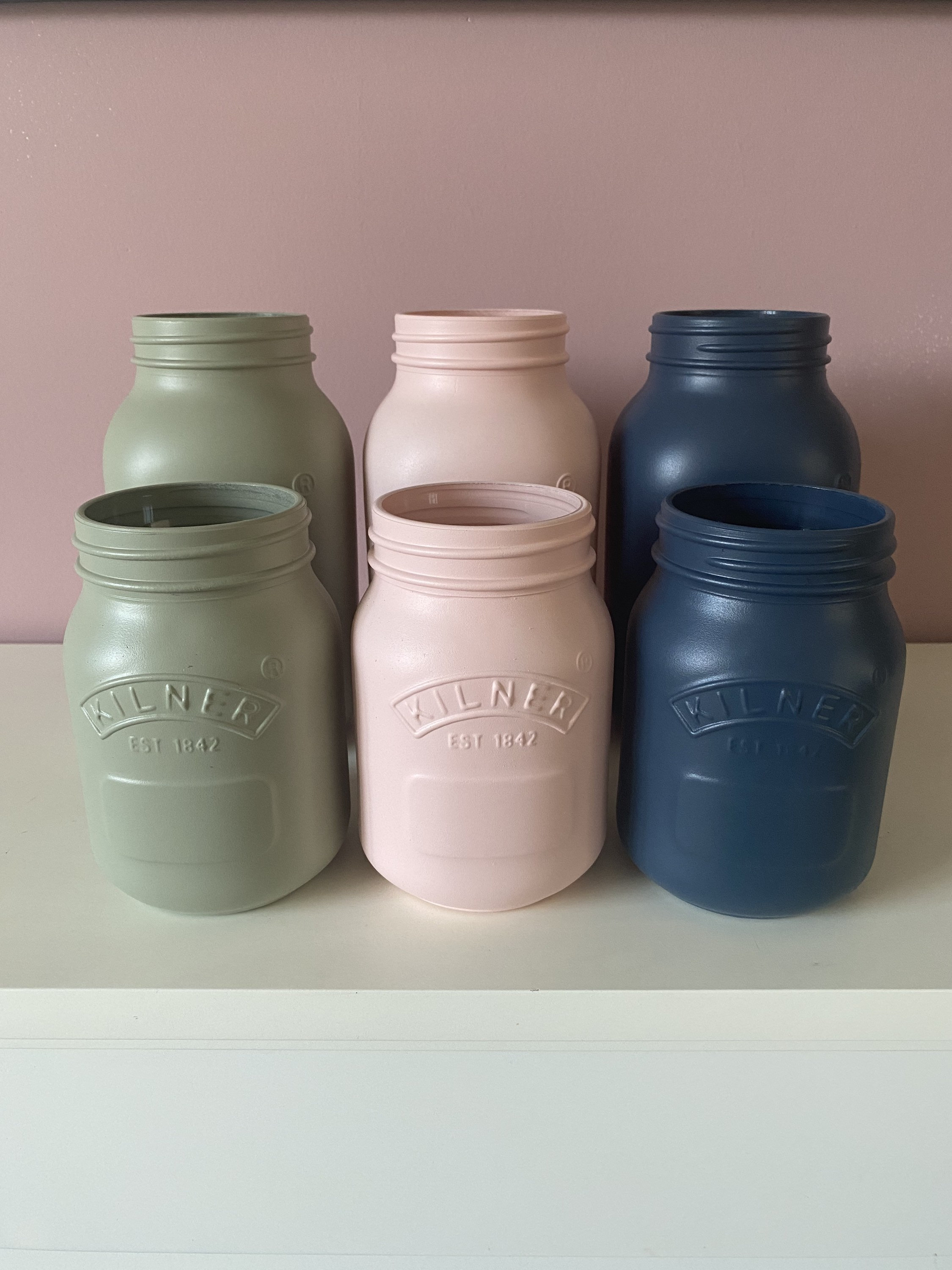 Farrow & Ball Hand Painted Kilner Jars Etsy