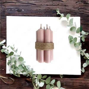 Extra set of 5 candles for the taper candle holders