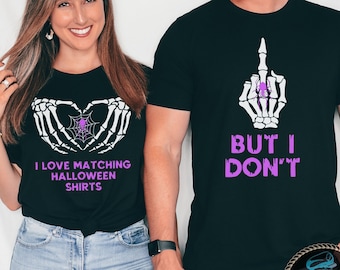 Funny Couples Halloween Shirts, Matching Halloween Party TShirts, Halloween Couple Shirts, Family Matching Shirt, Matching Halloween Shirt