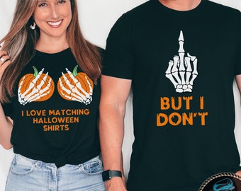 Funny Couples Halloween Shirts, Matching Halloween Party TShirts, Halloween Couple Shirts, Family Matching Shirt, Matching Halloween Shirt