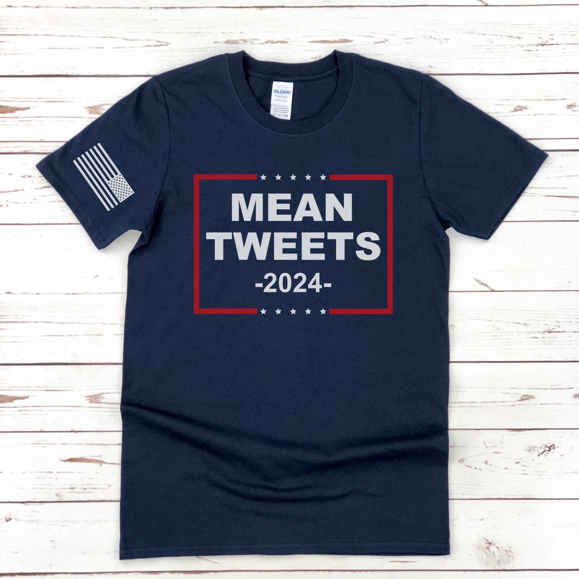 Trump Desantis 2024 T-Shirt,Gifts him husband,Trump MAGA 2024,Desantis Florida Mean Tweets