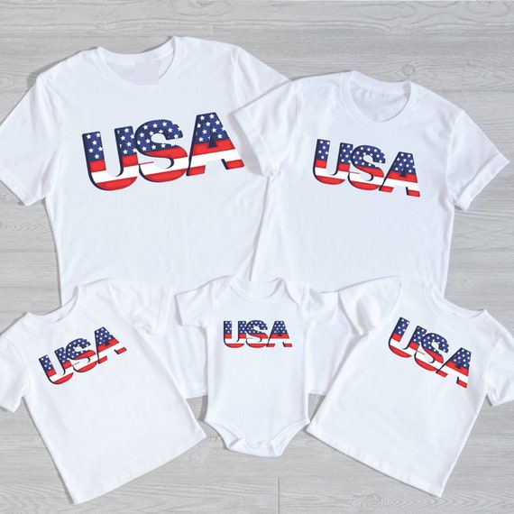 Family 4th Of July, Fourth Of July Crew, Matching Independence Day, 4th Of July Crew, Family Matching Shirt, USA Flag, Patriotic T-Shirt