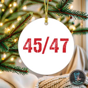 Republican Christmas Ornament, Donald Trump 2024, Christmas Tree Decor