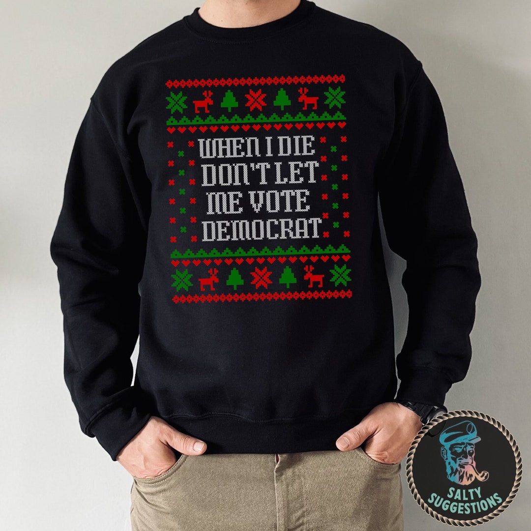 Republican Gift, Political Christmas Sweater, Ugly Sweater Politics
