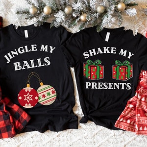 Funny Couples Christmas Shirts, Couple Christmas Pajama Shirts, Couple Sweaters, Funny Christmas Shirt, Matching Xmas Shirts, Ugly Christmas