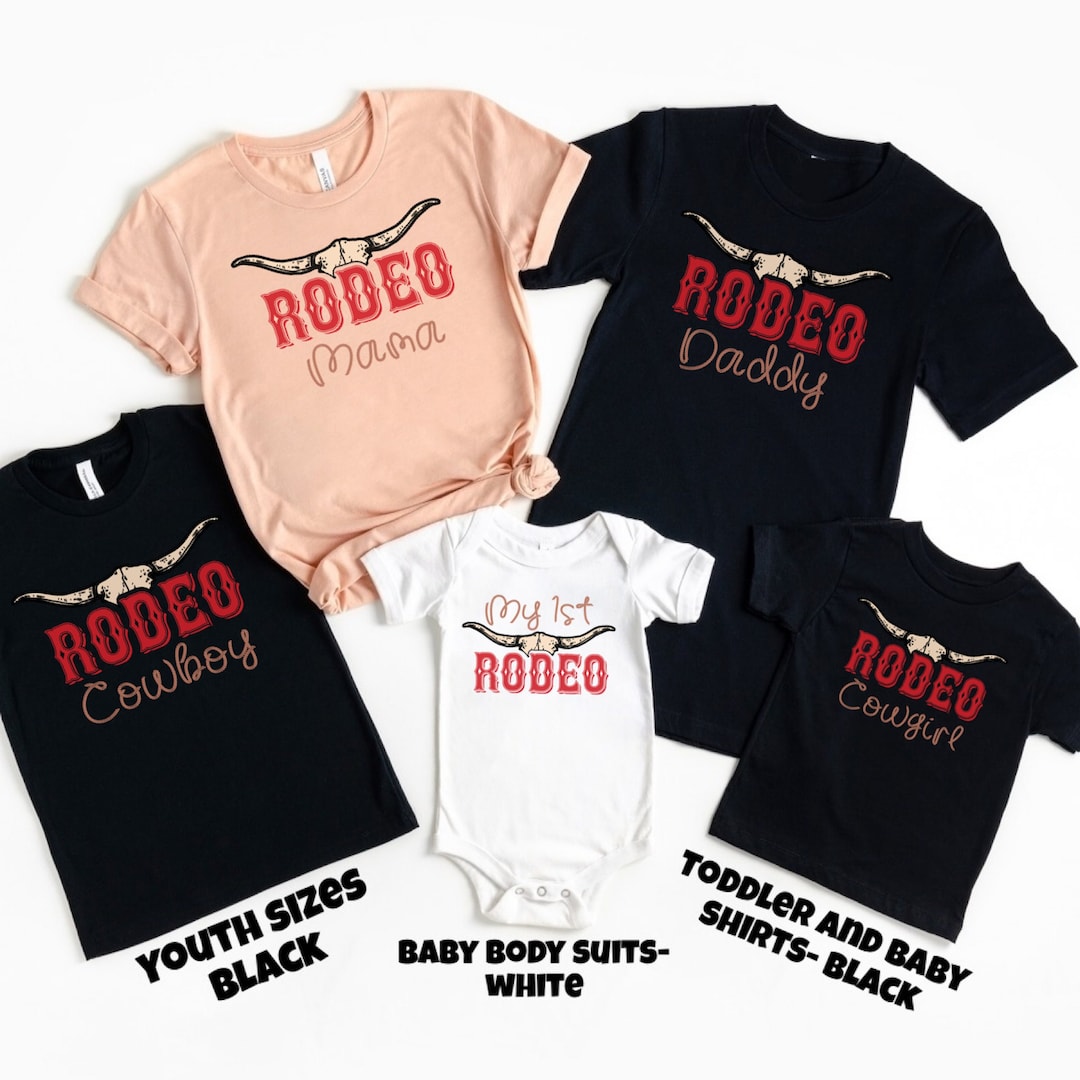 Rodeo Shirts Family Rodeo Matching Tshirt, Family Rodeo Shirt, Cowgirl ...