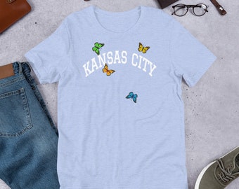 Kansas City Butterfly Shirt Short-Sleeve Unisex T-Shirt
