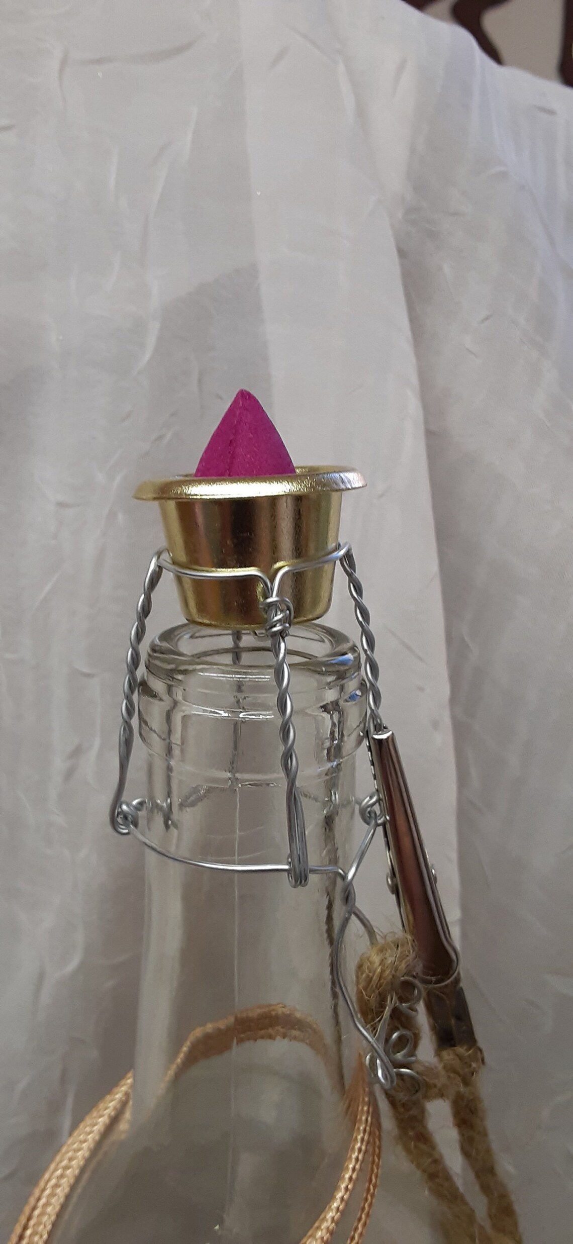 Hand designed incense burner bottle Etsy