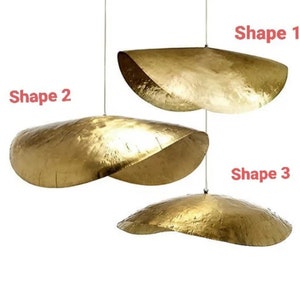 Pendant Light Brass - UNIQUE Handmade Chandelier light Brass-light Home Decor