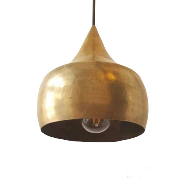 Pendant light for kitchen island,Dome Pendant Lamp, handmade Dome Ceiling Lamp, Solid brass Oriental light