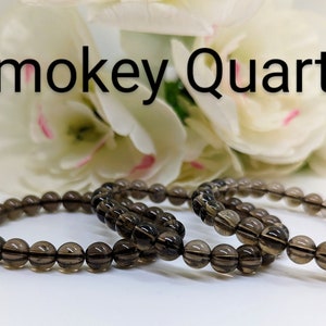 Smokey Quartz Gemstone Energy Bracelet