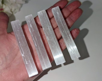 Selenite Sticks - Natural Raw - Selenite Wands - Energy Purifier ~ 2 Sizes Available