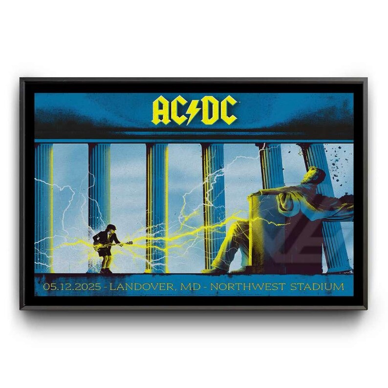 AC/DC Northwest Stadium, Landover, MD May 12 2025 Tour Poster - Etsy
