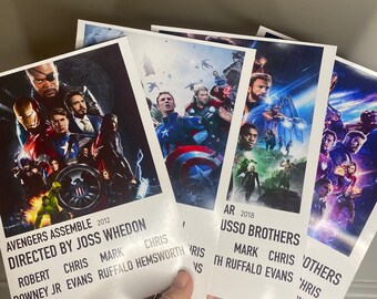 picture All Marvel Characters Poster marvel poster etsy
